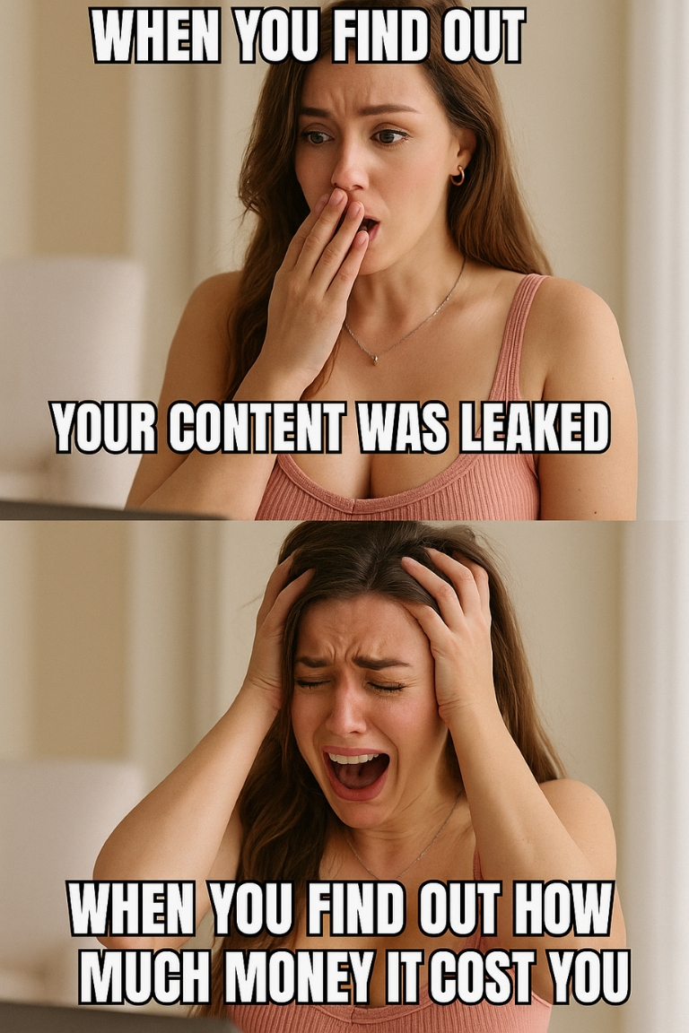Meme When You Find Out Your Content Was Leaked Copyright Infringement Telegram DMCA Force Protection